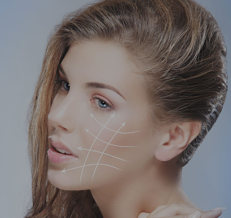 Woman with lines on her face to represent skin hydration at Point of View Medical Aesthetics