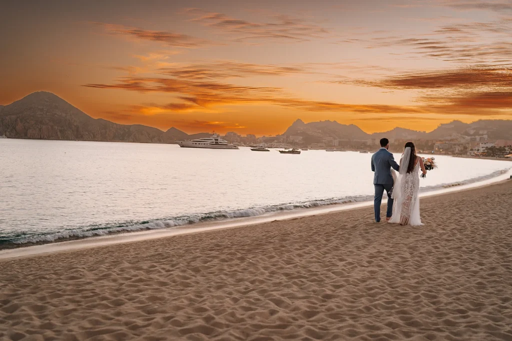 intothesunsetwebp Bride and Groom Walking Off Into The Sunset Point of View Medical Aesthetics